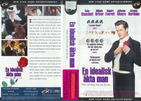 EN IDEALIST ÄKTA MAN (VHS)