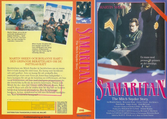 SAMARITAN (vhs-omslag)