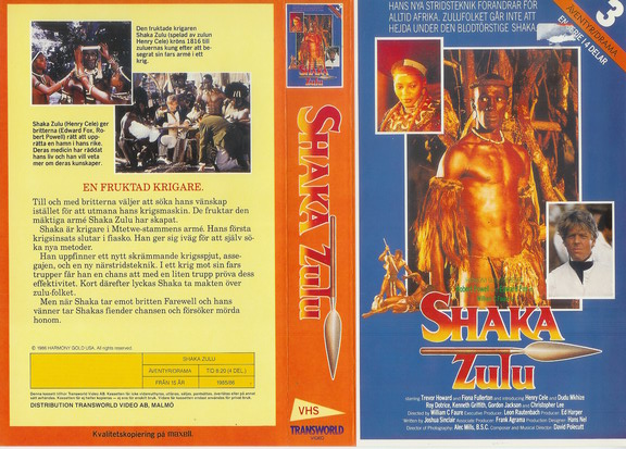 SHAKA ZULU DEL3 (vhs-omslag)