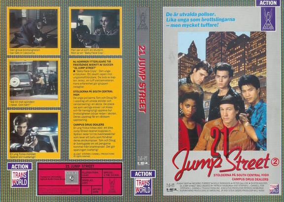 21-JUMP STREET 2 STÖLDERNA PÅ SOUTH CENTRAL HIGH (vhs-omslag)