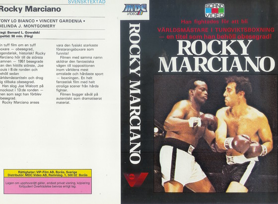 ROCKY MARCIANO (Vhs-Omslag)