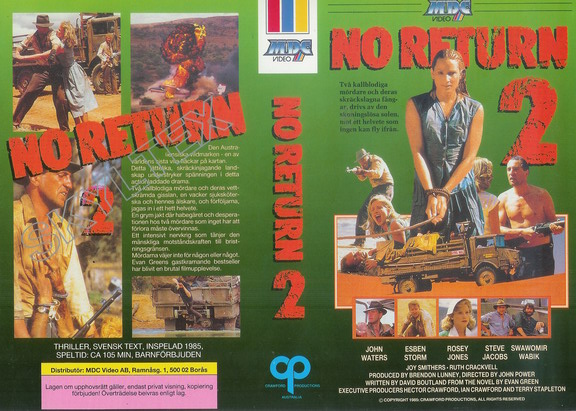 NO RETURN DEL 2 (VHS)