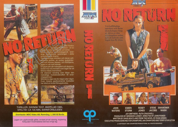 NO RETURN DEL 1 (VHS)