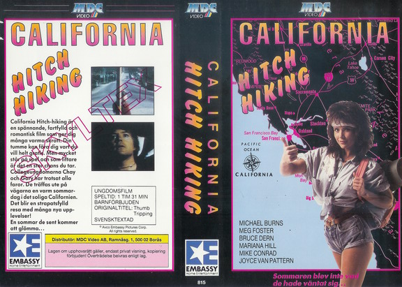 CALIFORNIA HITCH HIKING (Vhs-Omslag)