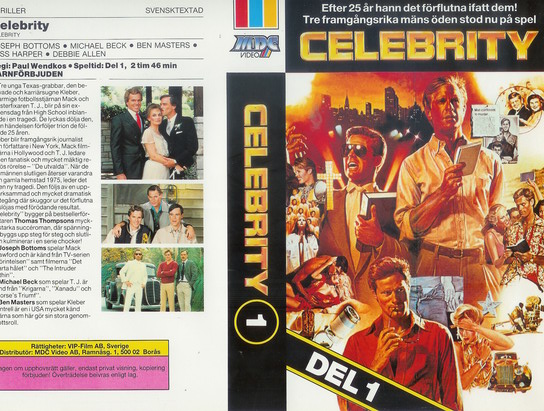 CELEBRITY DEL 1  (VHS)