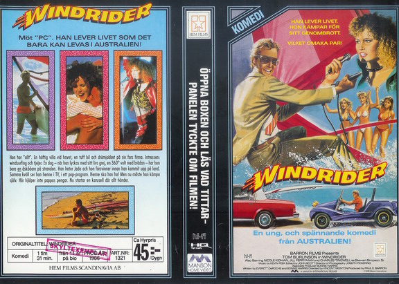 WINDRIDER (Vhs-Omslag)