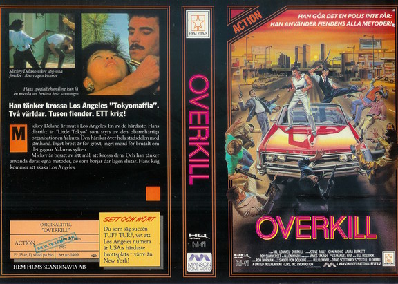 OVERKILL (Vhs-Omslag)