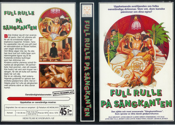 1376 Full Rulle På Sängkanten (VHS)