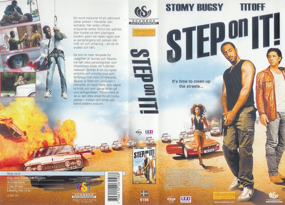 STEP ON IT (vhs-omslag)