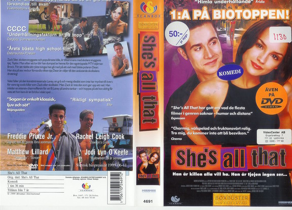 SHE'S ALL THAT (vhs-omslag)