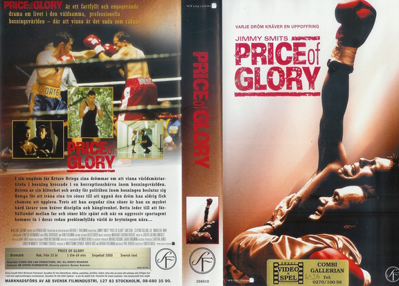 PRICE OF GLORY (VHS)