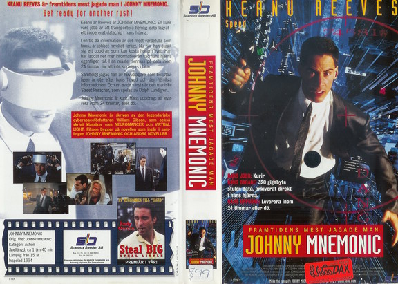 2688 JOHNNY MNEMONIC (VHS)