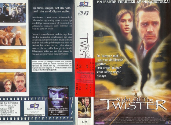 3796 NIGHT OF THE TWISTER (VHS)
