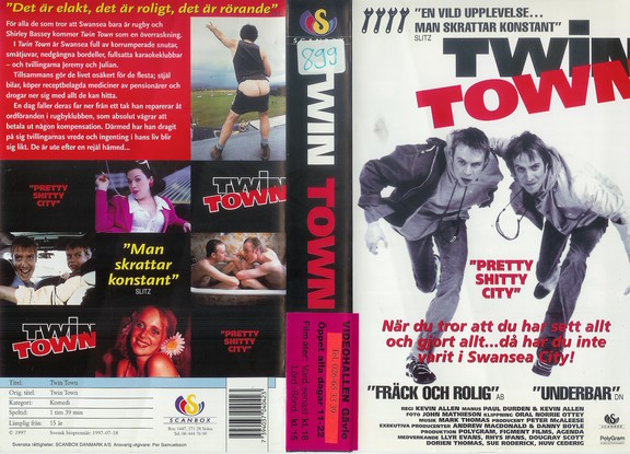 TWIN TOWN (vhs-omslag)