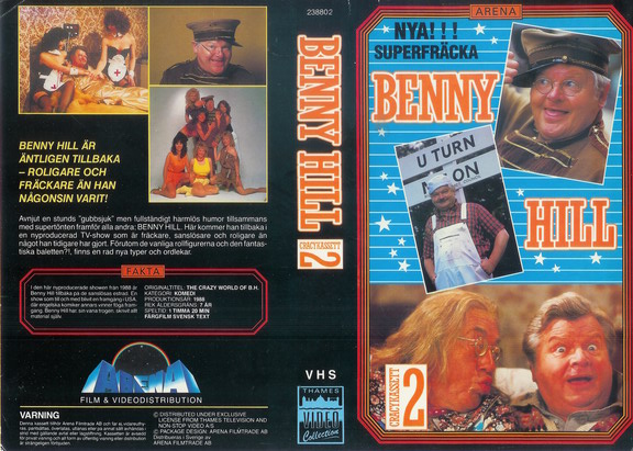BENNY HILL 2(Vhs-Omslag)
