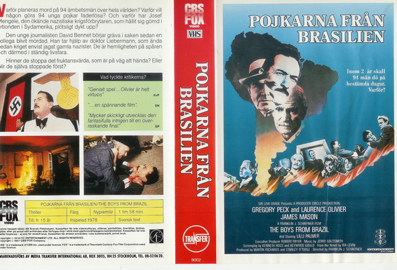 POJKARNA FRÅN BRASILIEN (vhs-omslag)