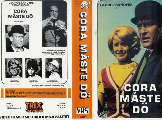 A<br>109 CORA MÅSTE DÖ (VHS)