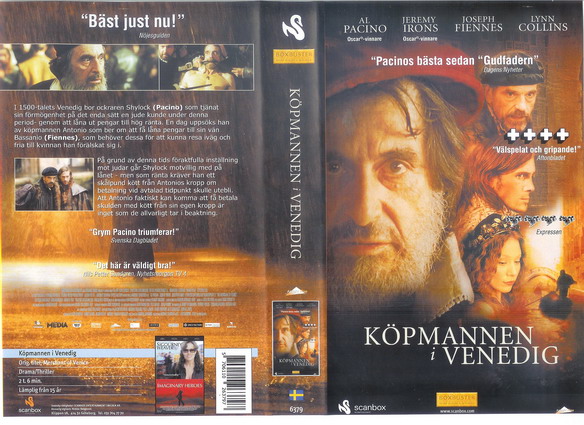 6379 KÖPMANNEN I VINEDIG (VHS)