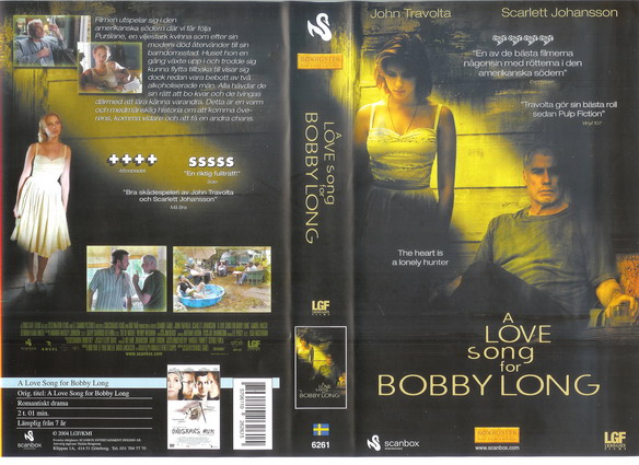 6261 A LOVE SONG FOR BOBBY LONG (VHS)