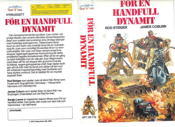 1115 För En Handfull Dynamit (VHS)