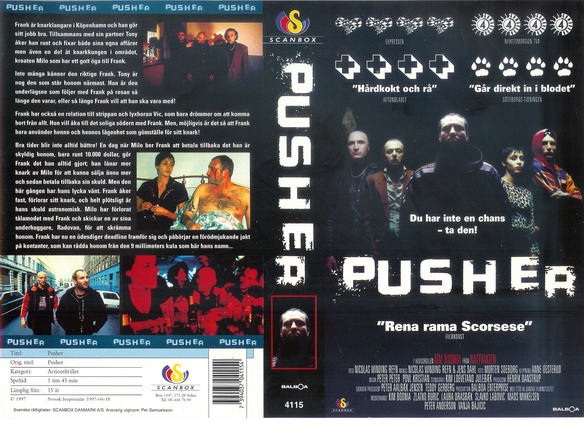 PUSHER (vhs-omslag)