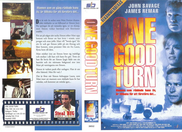 3652 ONE GOOD COP (VHS)