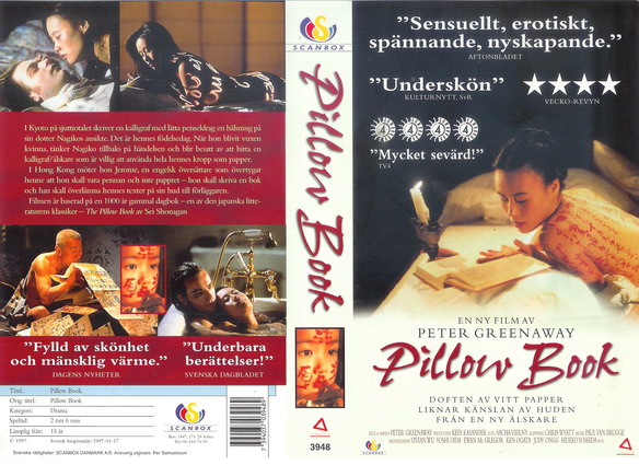3948 PILLOW BOOK (VHS)