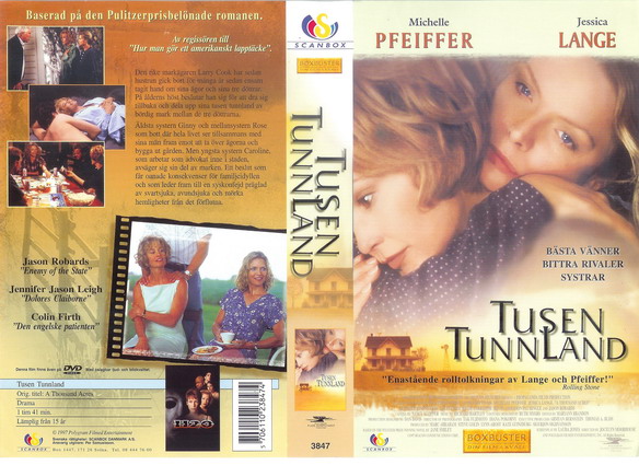 TUSEN TUNNLAND (vhs-omslag)