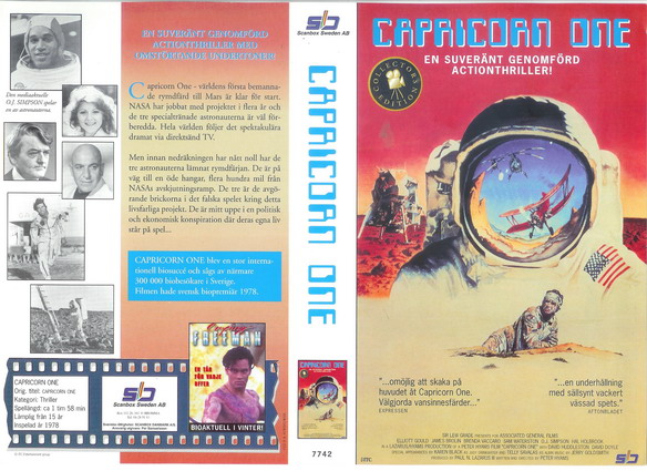 CAPRICORN ONE (vhs-omslag)