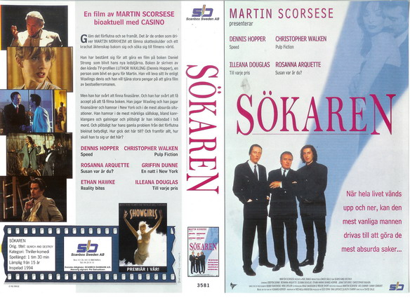 3581 SÖKAREN (VHS)