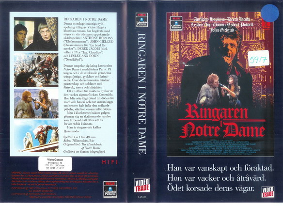 25188 RINGAREN I NOTRE DAME (VHS)