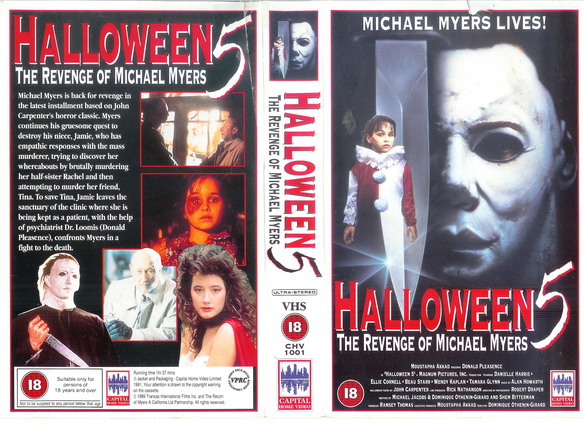 HALLOWEEN 5(VHS) UK
