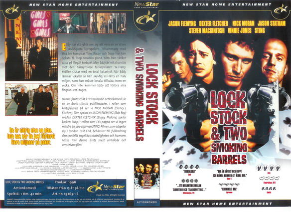 LOCK STOCK & TWO SMOKING BARRELS (Vhs-Omslag)