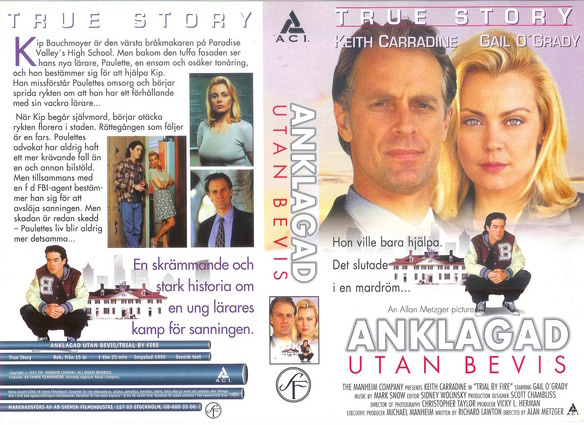 ANKLAGAD UTAN BEVIS (VHS)