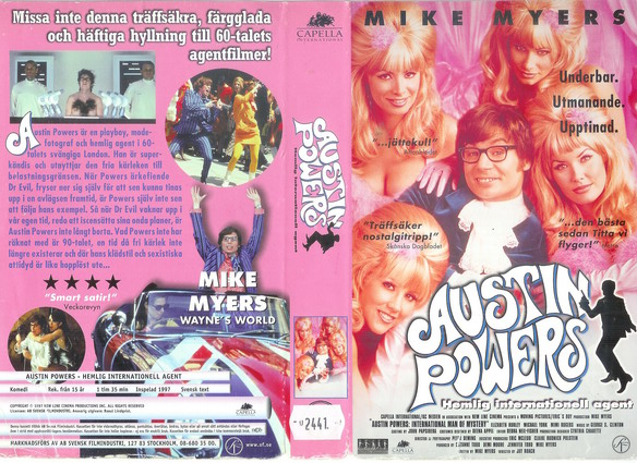AUSTIN POWERS - HEMLIG INTERNATIONELL AGENT (VHS)