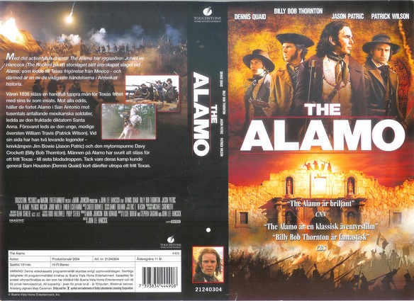 ALAMO (vhs-omslag)