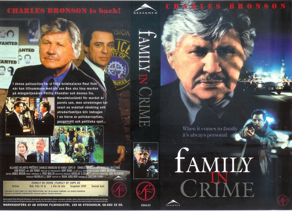 FAMILY IN CRIME (vhs-omslag)
