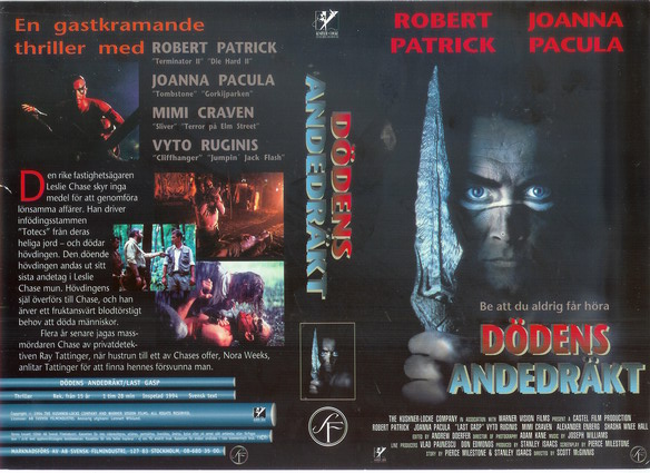 DÖDENS ANDEDRÄKT (vhs-omslag)