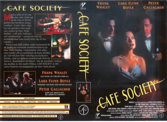 CAFE SOCIETY (vhs-omslag)