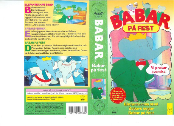 BABAR: PÅ FEST (VHS)