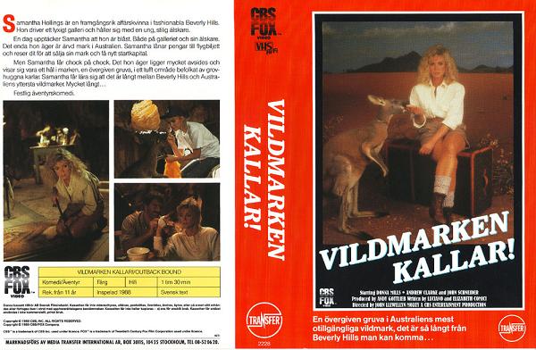 VILDMARKEN KALLAR (vhs-omslag)