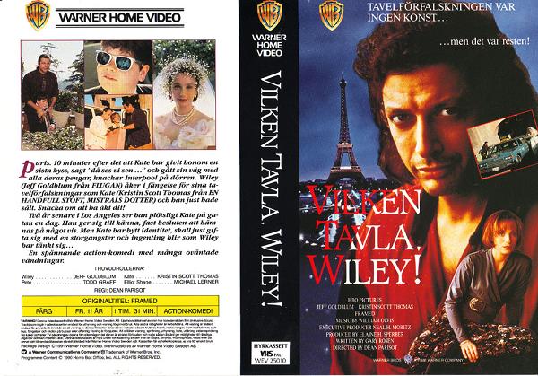 VILKEN TAVLA, WILEY! (VHS)