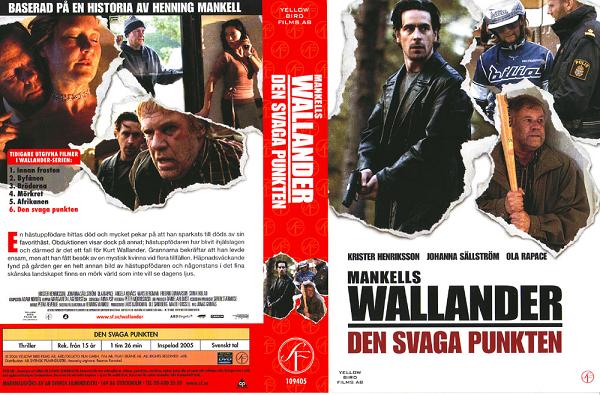 WALLANDER: den svaga punkten (VHS)