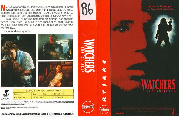 WATCHERS (vhs-omslag)