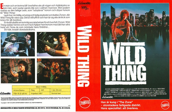 WILD THING (vhs-omslag)