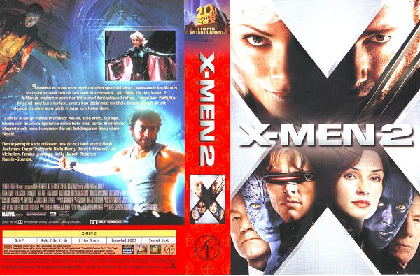 X-MEN 2 (vhs-omslag)