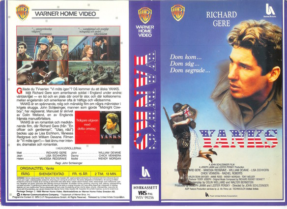 YANKS (VHS)